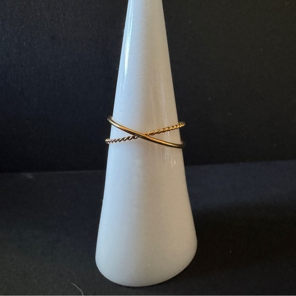 Atolea Harmony Double Gold Ring - Picture 2 of 2